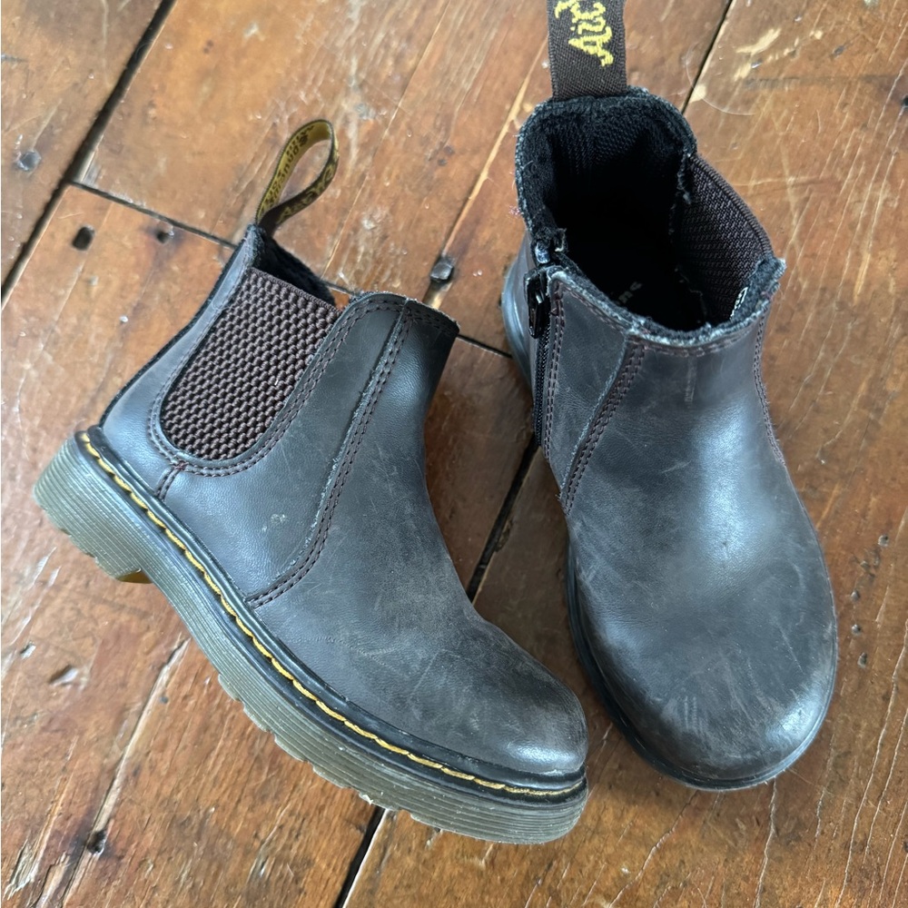 Dr. Martens Kids Brown Boots